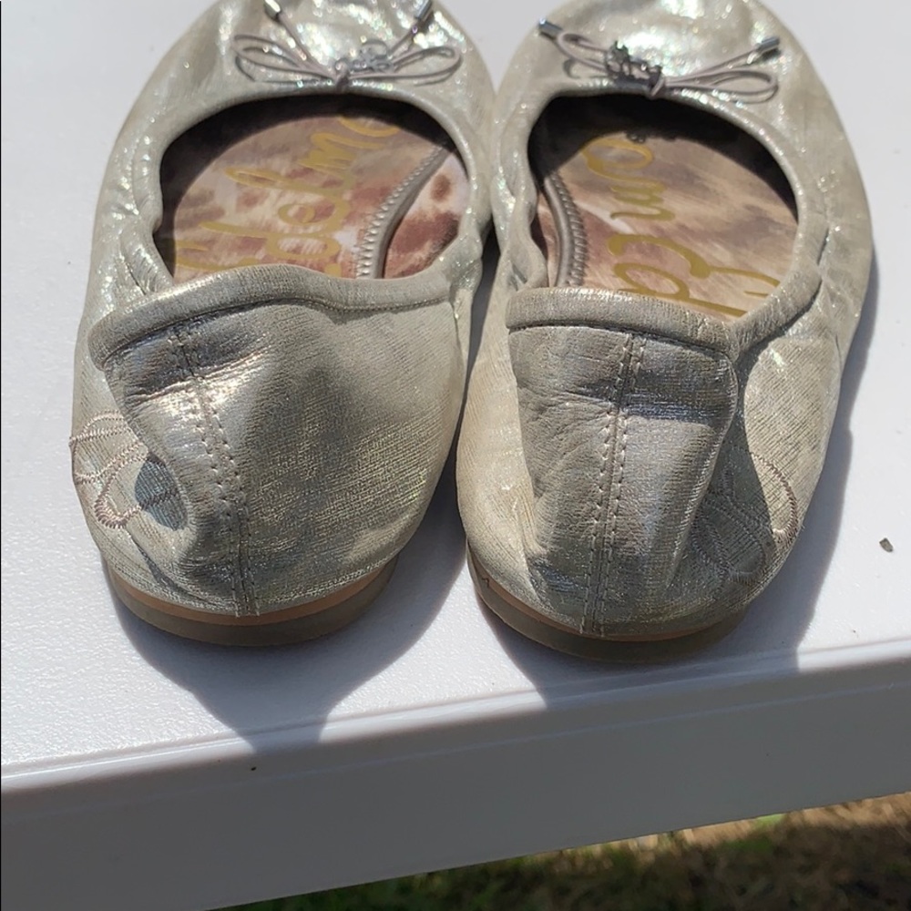 Sam Edelman Silver Metallic Flats - image 2